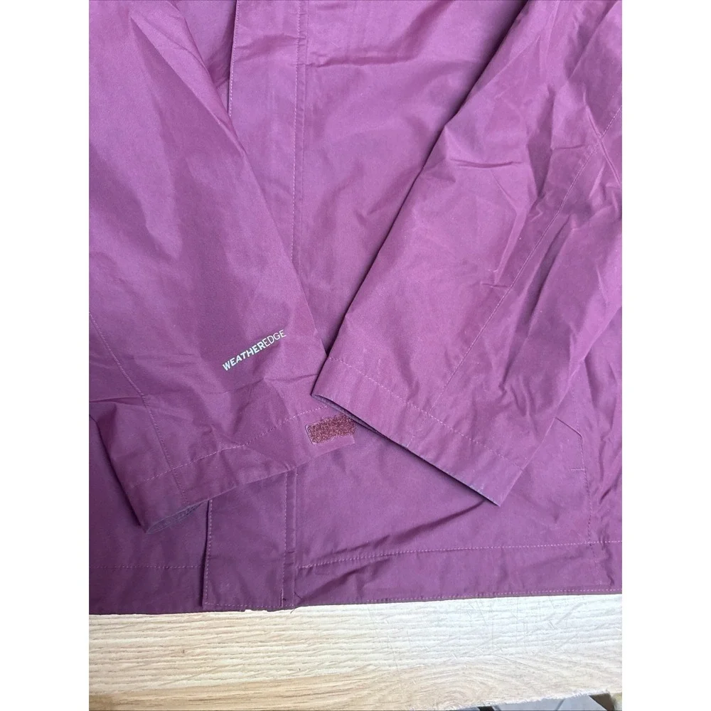 Eddie Bauer Weatheredge Packable Rainfoil Hooded Jacket - Mens Large - Maroon